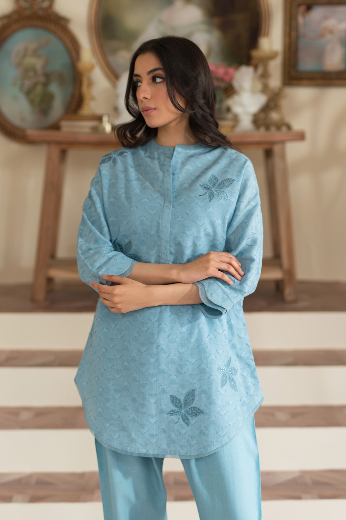 Sahar | Luxe Ready to Wear |  Aqua by Sahar - Designer Dress - Type: Ladies Clothes - Available at Libayah - 100% Original