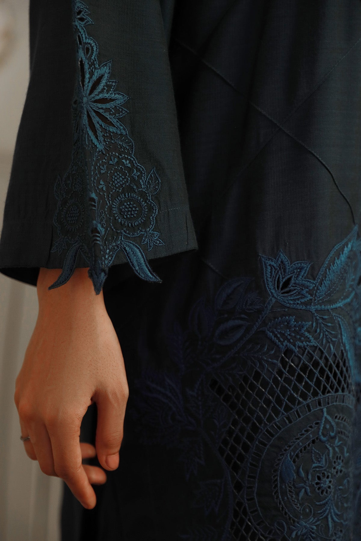 Sahar | Luxe Ready to Wear |  Emerald Bloom by Sahar - Designer Dress - Type: Ladies Clothes - Available at Libayah - 100% Original