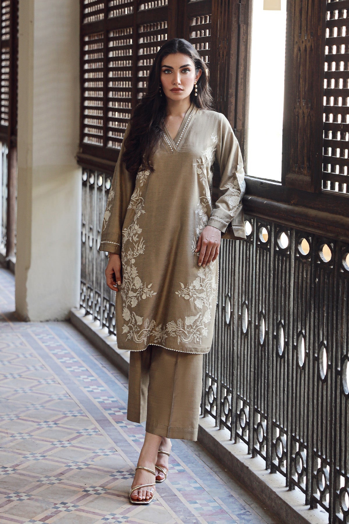 Sahar | Luxe Ready to Wear |  Vanilla Petals by Sahar - Designer Dress - Type: Ladies Clothes - Available at Libayah - 100% Original