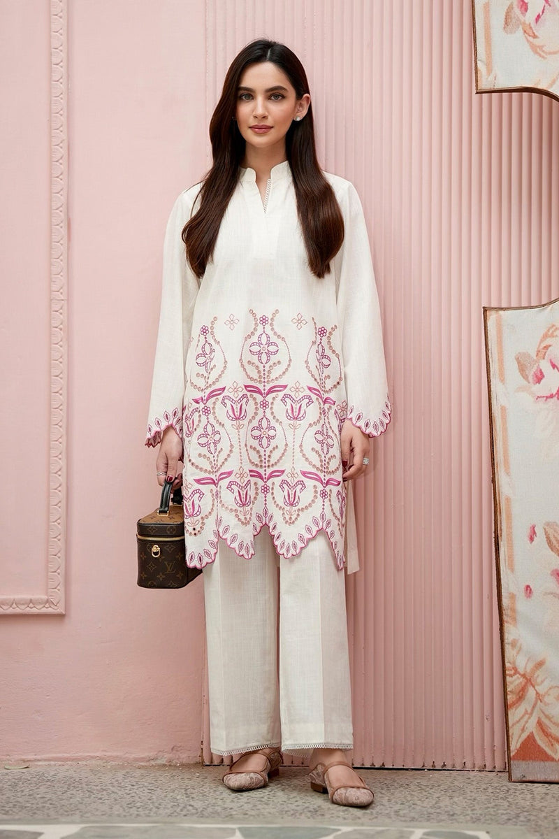 Sahar | Ready to Wear | Vanilla Veil by Sahar - Designer Dress - Type: Ladies Clothes - Available at Libayah - 100% Original