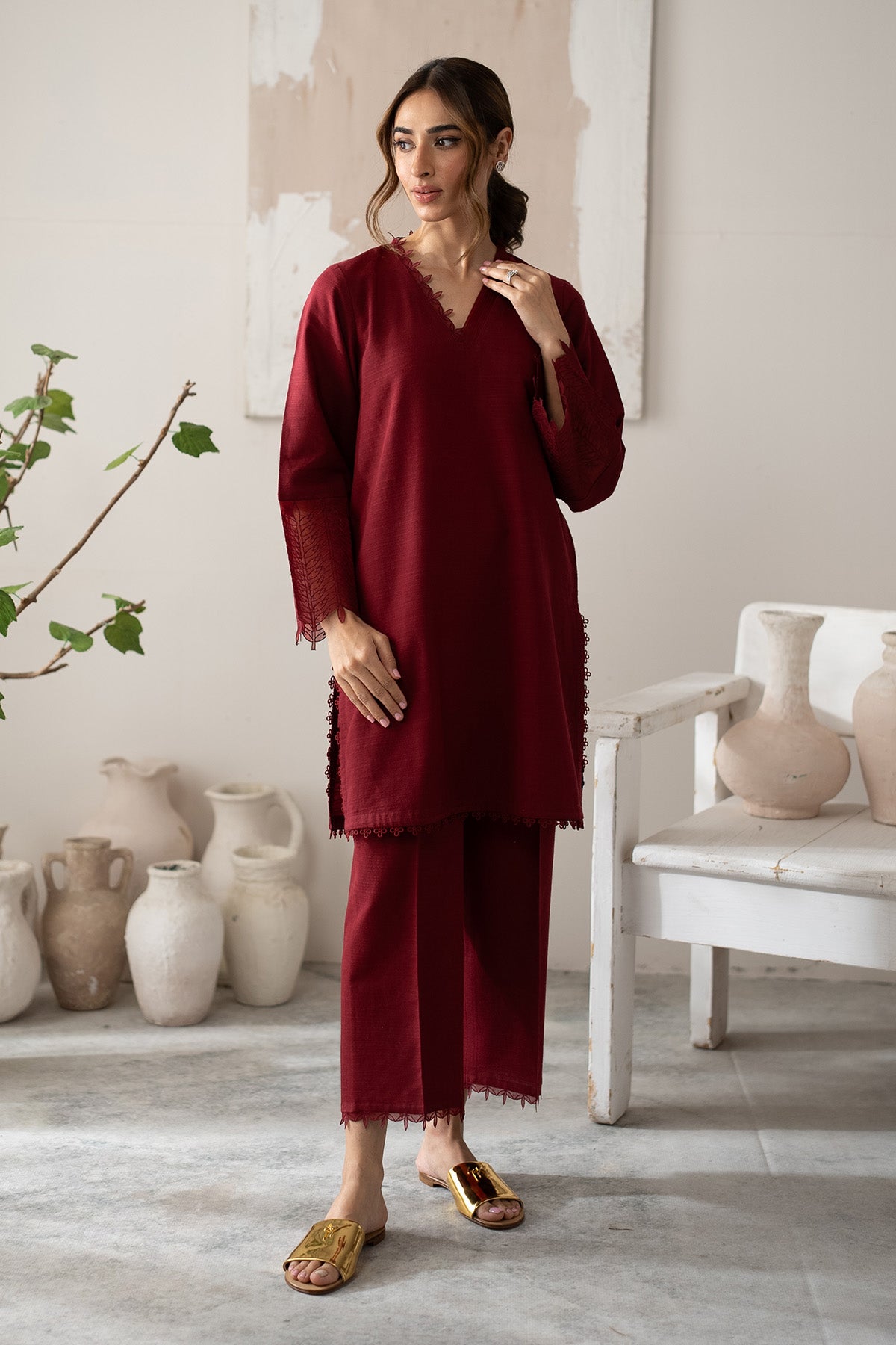 Sahar | Ready to Wear | Passion Petals by Sahar - Designer Dress - Type: Ladies Clothes - Available at Libayah - 100% Original