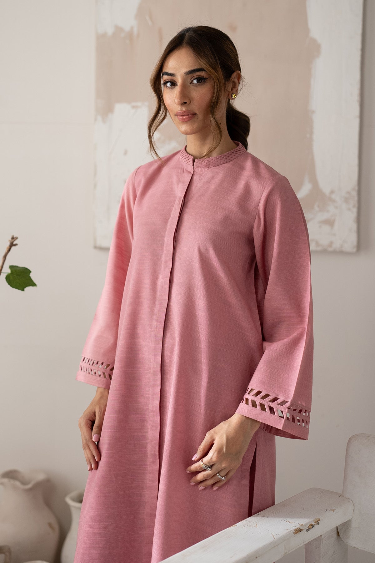 Sahar | Ready to Wear | Pink Petal by Sahar - Designer Dress - Type: Ladies Clothes - Available at Libayah - 100% Original