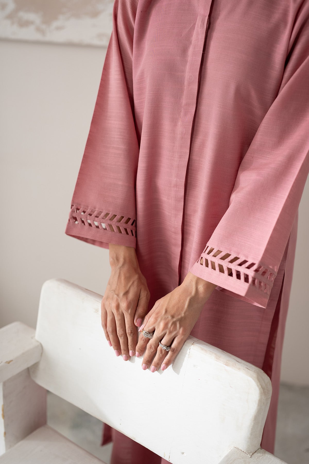 Sahar | Ready to Wear | Pink Petal by Sahar - Designer Dress - Type: Ladies Clothes - Available at Libayah - 100% Original