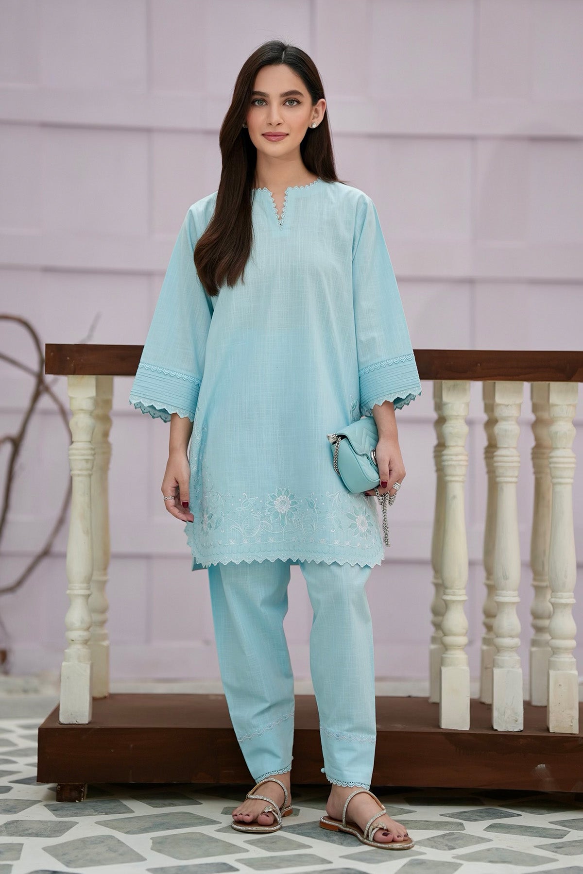 Sahar | Ready to Wear | Sky Garden by Sahar - Designer Dress - Type: Ladies Clothes - Available at Libayah - 100% Original