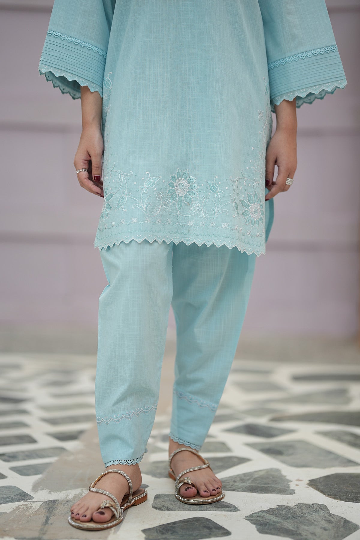 Sahar | Ready to Wear | Sky Garden by Sahar - Designer Dress - Type: Ladies Clothes - Available at Libayah - 100% Original