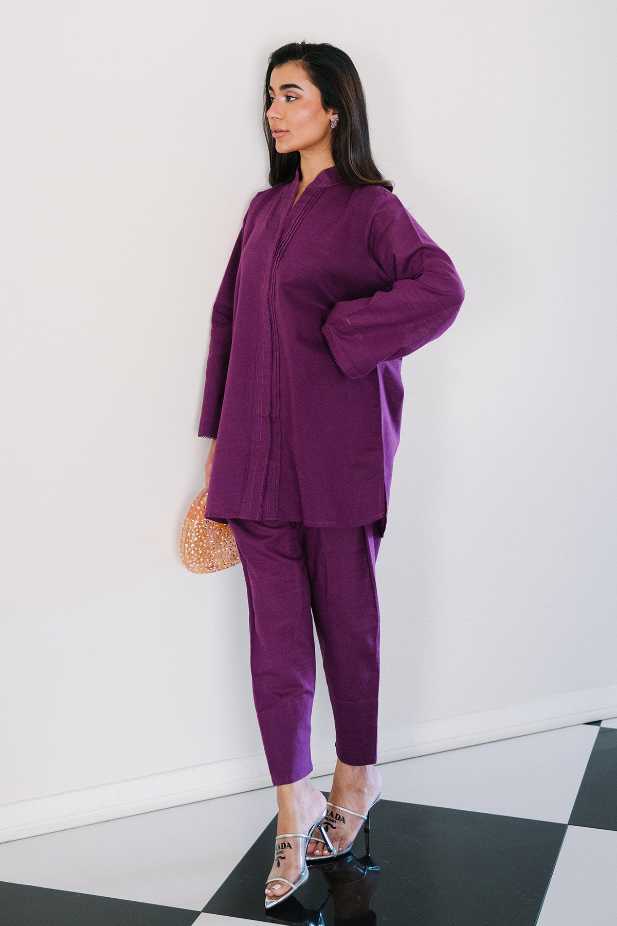 Sahar | Ready to Wear | Orchid Plum by Sahar - Designer Dress - Type: Ladies Clothes - Available at Libayah - 100% Original