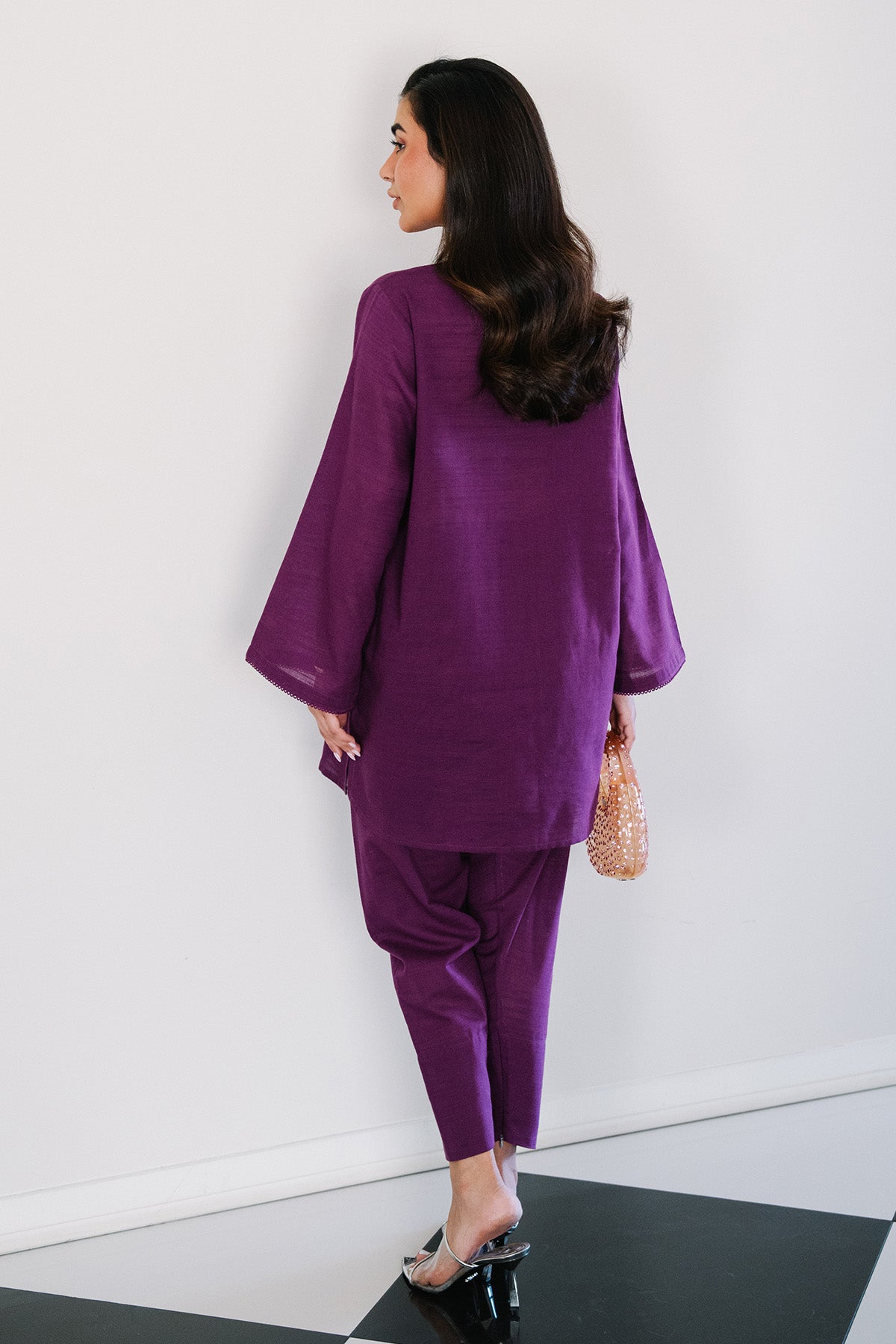 Sahar | Ready to Wear | Orchid Plum by Sahar - Designer Dress - Type: Ladies Clothes - Available at Libayah - 100% Original