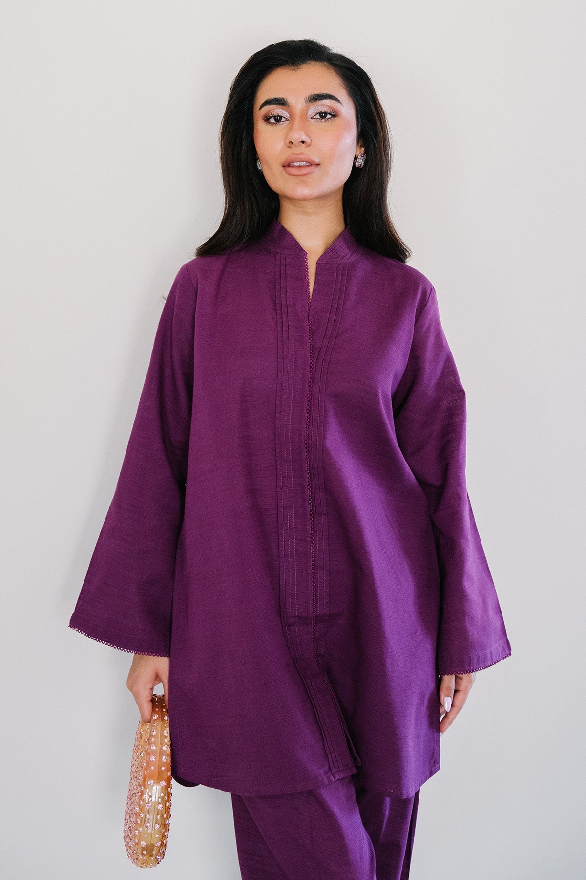 Sahar | Ready to Wear | Orchid Plum by Sahar - Designer Dress - Type: Ladies Clothes - Available at Libayah - 100% Original