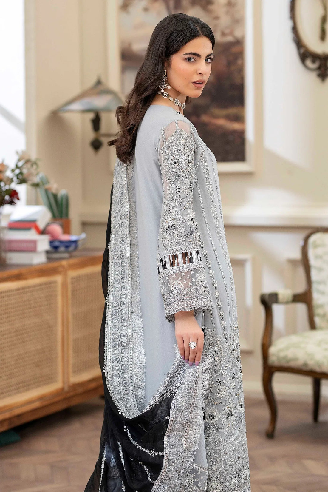 Adans Libas | Saleeqa Chiffon 25 | SALEEQA 7517 by Adans Libas - Designer Dress  - Type : Ladies Clothes - Available at Libayah - 100% Original 
