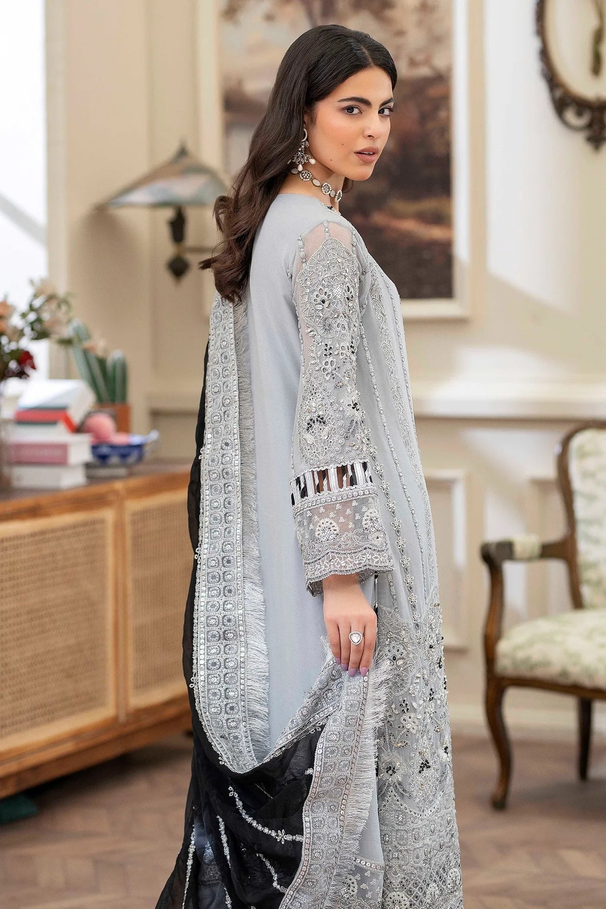 Adans Libas | Saleeqa Chiffon 25 | SALEEQA 7517 by Adans Libas - Designer Dress  - Type : Ladies Clothes - Available at Libayah - 100% Original 