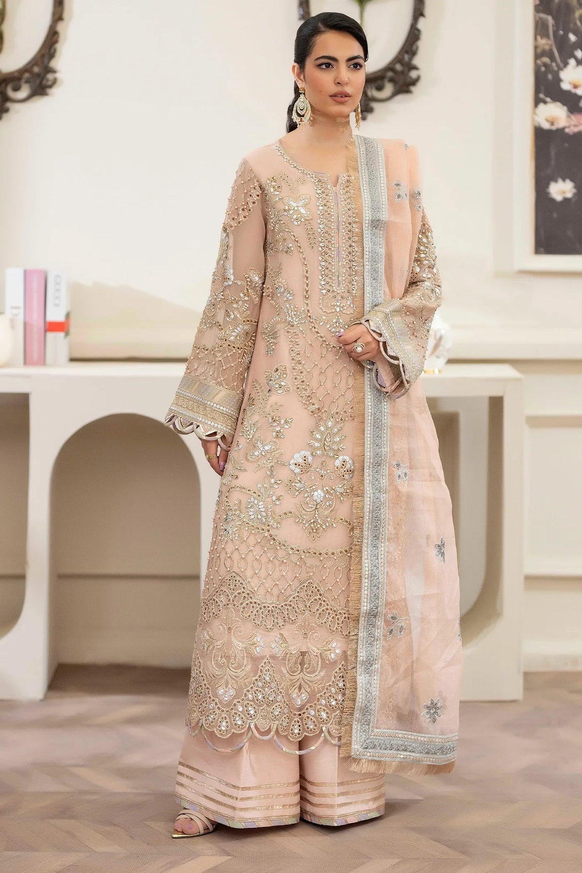Adans Libas | Saleeqa Chiffon 25 | SALEEQA 7510 by Adans Libas - Designer Dress  - Type : Ladies Clothes - Available at Libayah - 100% Original 