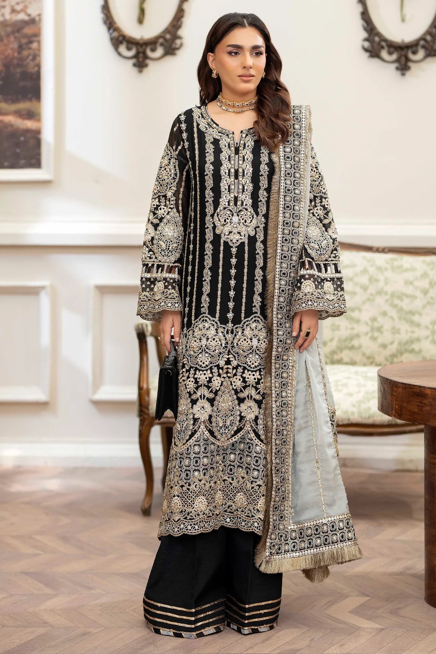 Adans Libas | Saleeqa Chiffon 25 | SALEEQA 7514 by Adans Libas - Designer Dress  - Type : Ladies Clothes - Available at Libayah - 100% Original 