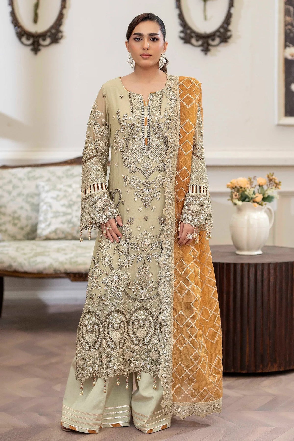 Adans Libas | Saleeqa Chiffon 25 | SALEEQA 7518 by Adans Libas - Designer Dress  - Type : Ladies Clothes - Available at Libayah - 100% Original 