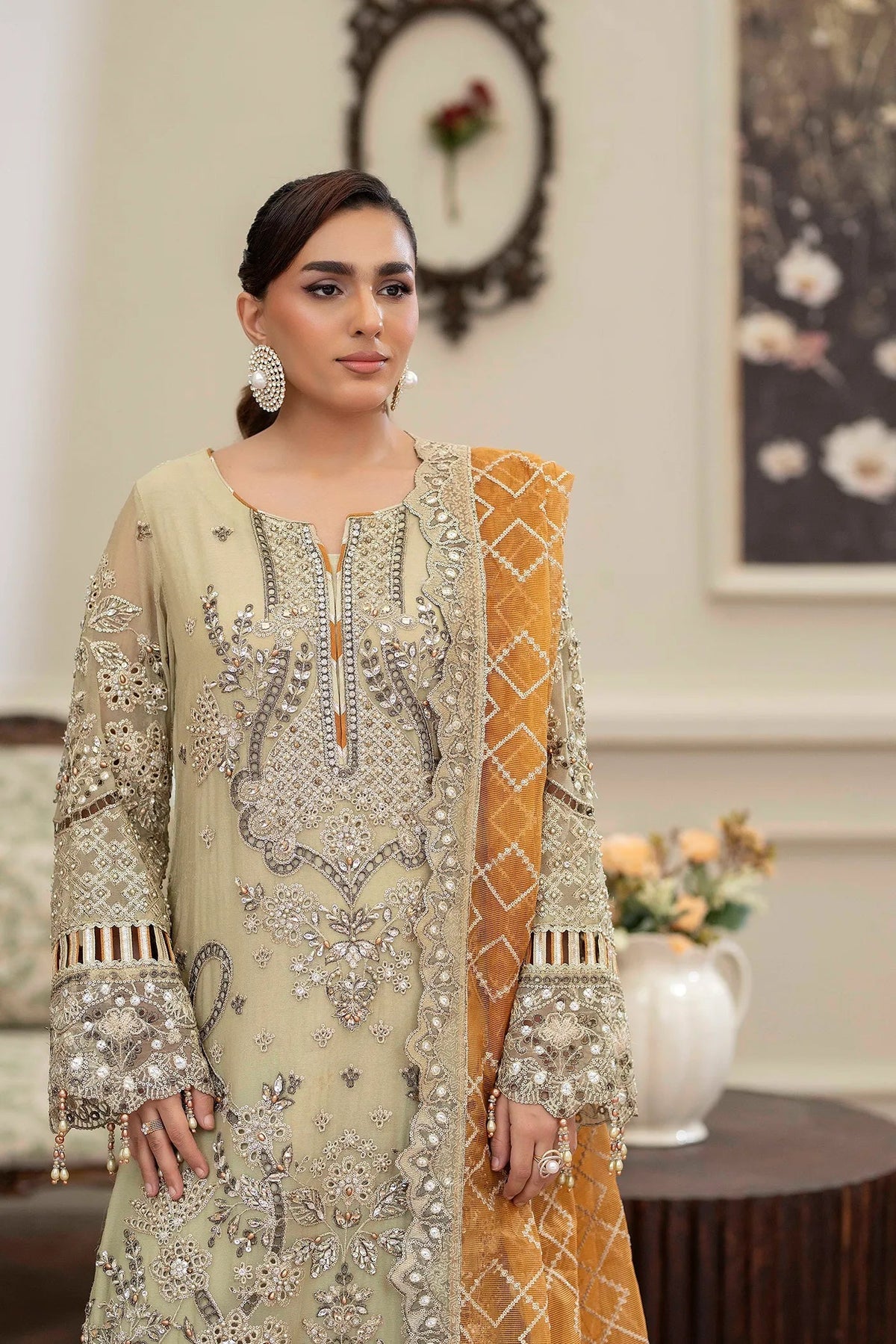 Adans Libas | Saleeqa Chiffon 25 | SALEEQA 7518 by Adans Libas - Designer Dress  - Type : Ladies Clothes - Available at Libayah - 100% Original 