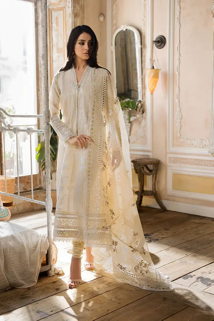Sobia Nazir | Luxury Lawn 2023 | 11A by Sobia Nazir - Designer Dress - Type: Ladies Clothes - Available at Libayah - 100% Original