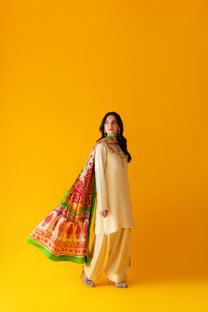 Sammy K | Satrangi Eid Edit | DHANAK by Sammy K - Designer Dress - Type: Ladies Clothes - Available at Libayah - 100% Original