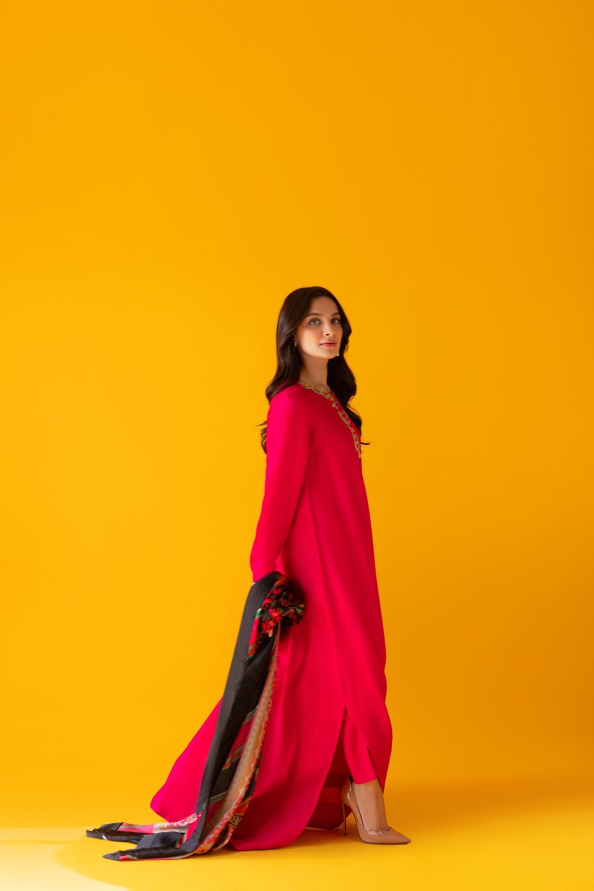 Sammy K | Satrangi Eid Edit | ZINNIA by Sammy K - Designer Dress - Type: Ladies Clothes - Available at Libayah - 100% Original