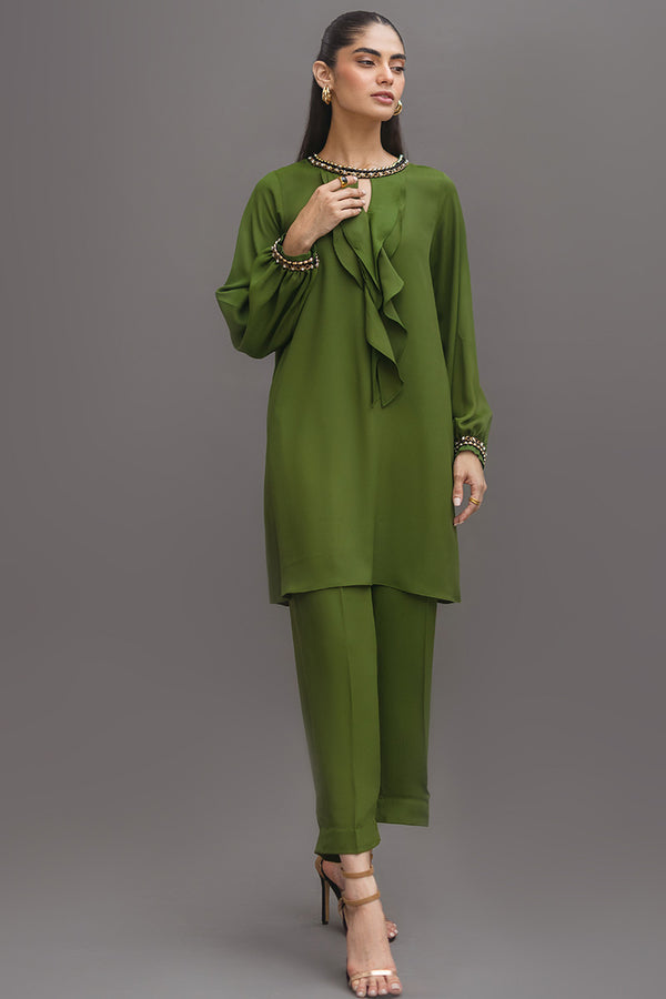 Sana Abbas | La Fiesta | Rainforest by Sana Abbas - Designer Dress - Type: Ladies Clothes - Available at Libayah - 100% Original
