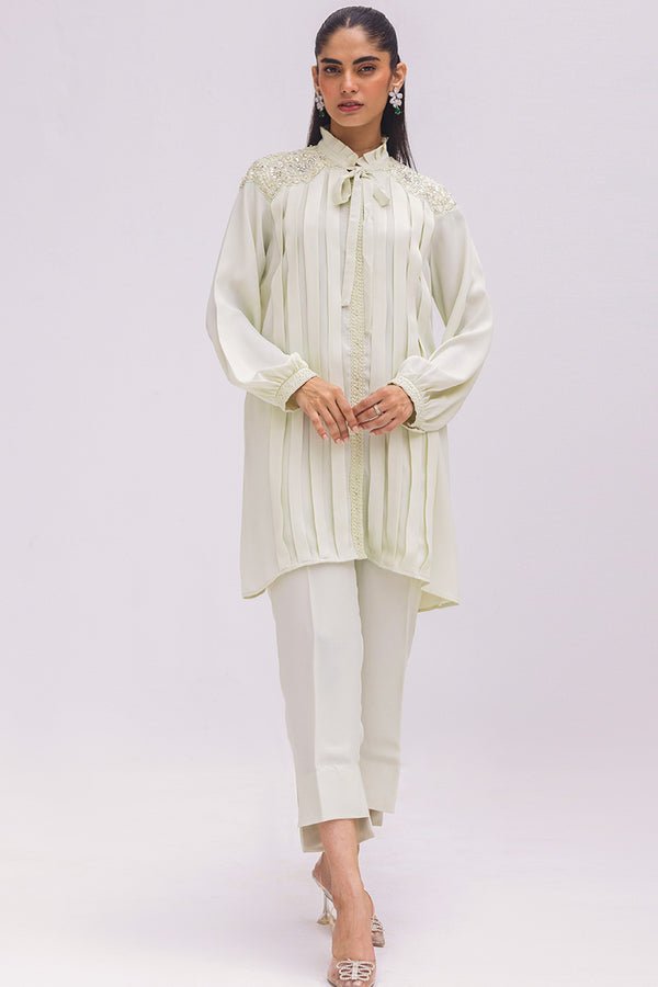 Sana Abbas | La Fiesta | Apple Mint by Sana Abbas - Designer Dress - Type: Ladies Clothes - Available at Libayah - 100% Original