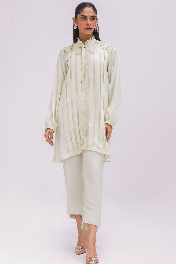 Sana Abbas | La Fiesta | Apple Mint by Sana Abbas - Designer Dress - Type: Ladies Clothes - Available at Libayah - 100% Original