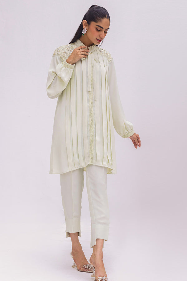 Sana Abbas | La Fiesta | Apple Mint by Sana Abbas - Designer Dress - Type: Ladies Clothes - Available at Libayah - 100% Original