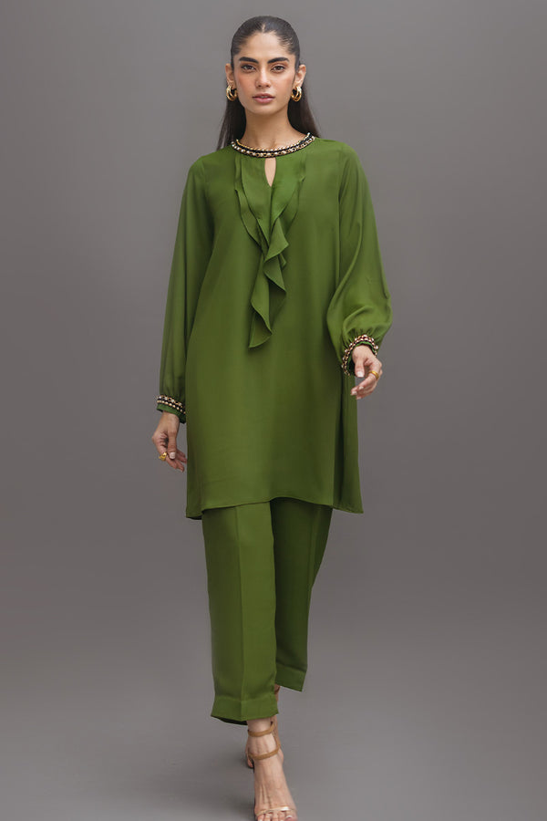 Sana Abbas | La Fiesta | Rainforest by Sana Abbas - Designer Dress - Type: Ladies Clothes - Available at Libayah - 100% Original