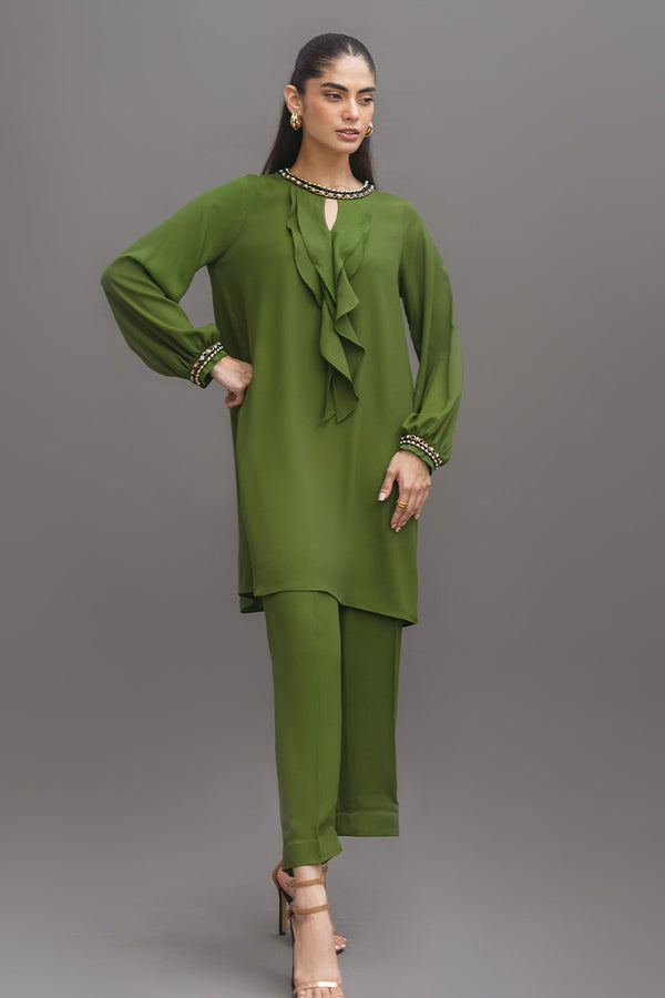 Sana Abbas | La Fiesta | Rainforest by Sana Abbas - Designer Dress - Type: Ladies Clothes - Available at Libayah - 100% Original