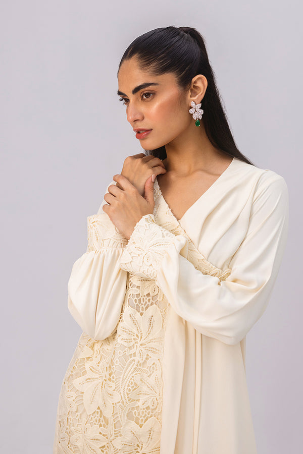 Sana Abbas | La Fiesta | Sweet Cream by Sana Abbas - Designer Dress - Type: Ladies Clothes - Available at Libayah - 100% Original