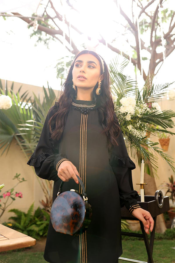 Sana Abbas | La Fiesta | Maize by Sana Abbas - Designer Dress - Type: Ladies Clothes - Available at Libayah - 100% Original