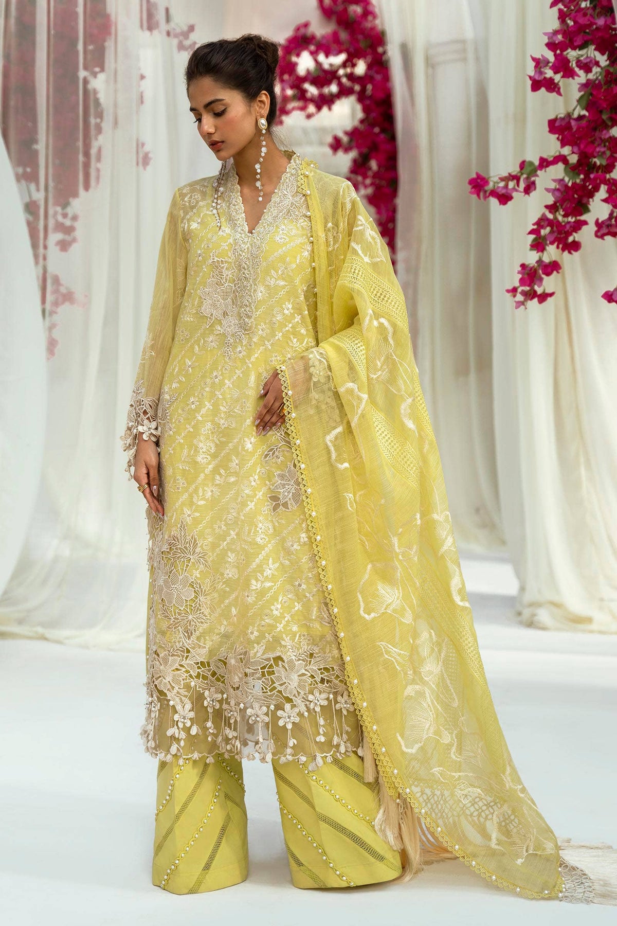 Sana Safinaz | Luxury Collection 24 | L241-010A-3CV by Sana Safinaz - Designer Dress - Type: Ladies Clothes - Available at Libayah - 100% Original