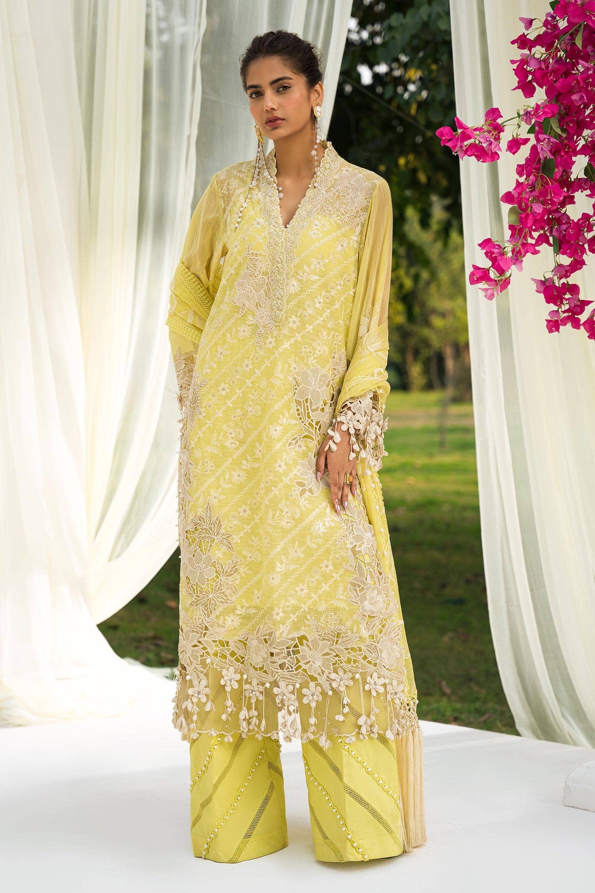 Sana Safinaz | Luxury Collection 24 | L241-010A-3CV by Sana Safinaz - Designer Dress - Type: Ladies Clothes - Available at Libayah - 100% Original