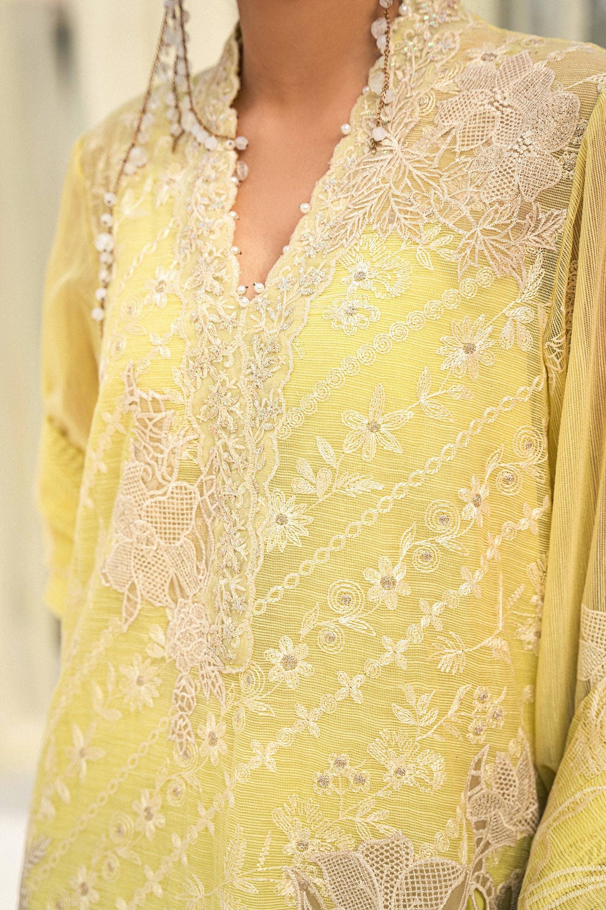 Sana Safinaz | Luxury Collection 24 | L241-010A-3CV by Sana Safinaz - Designer Dress - Type: Ladies Clothes - Available at Libayah - 100% Original
