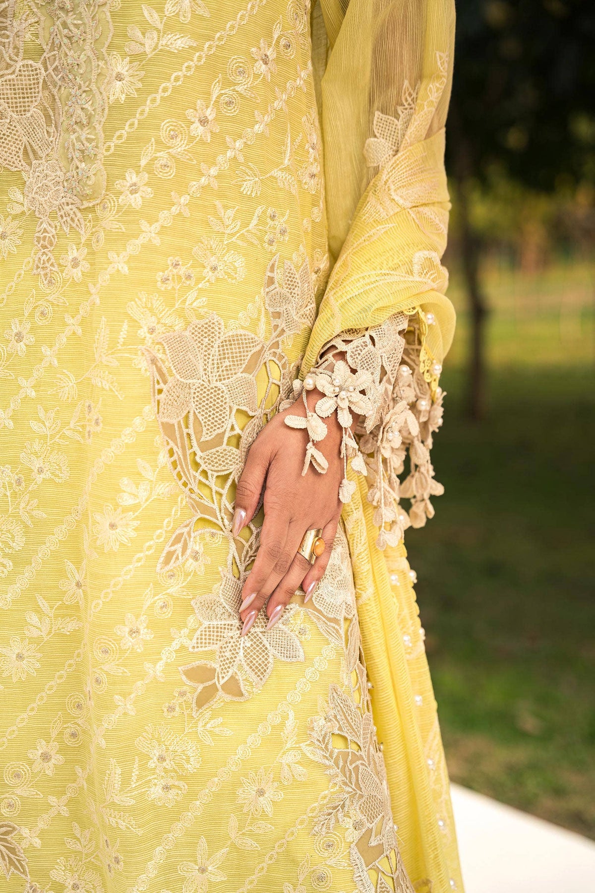 Sana Safinaz | Luxury Collection 24 | L241-010A-3CV by Sana Safinaz - Designer Dress - Type: Ladies Clothes - Available at Libayah - 100% Original