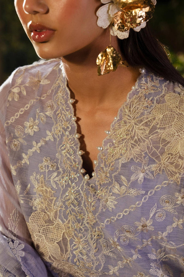 Sana Safinaz | Luxury Collection 24 | L241-010B-3CV by Sana Safinaz - Designer Dress - Type: Ladies Clothes - Available at Libayah - 100% Original