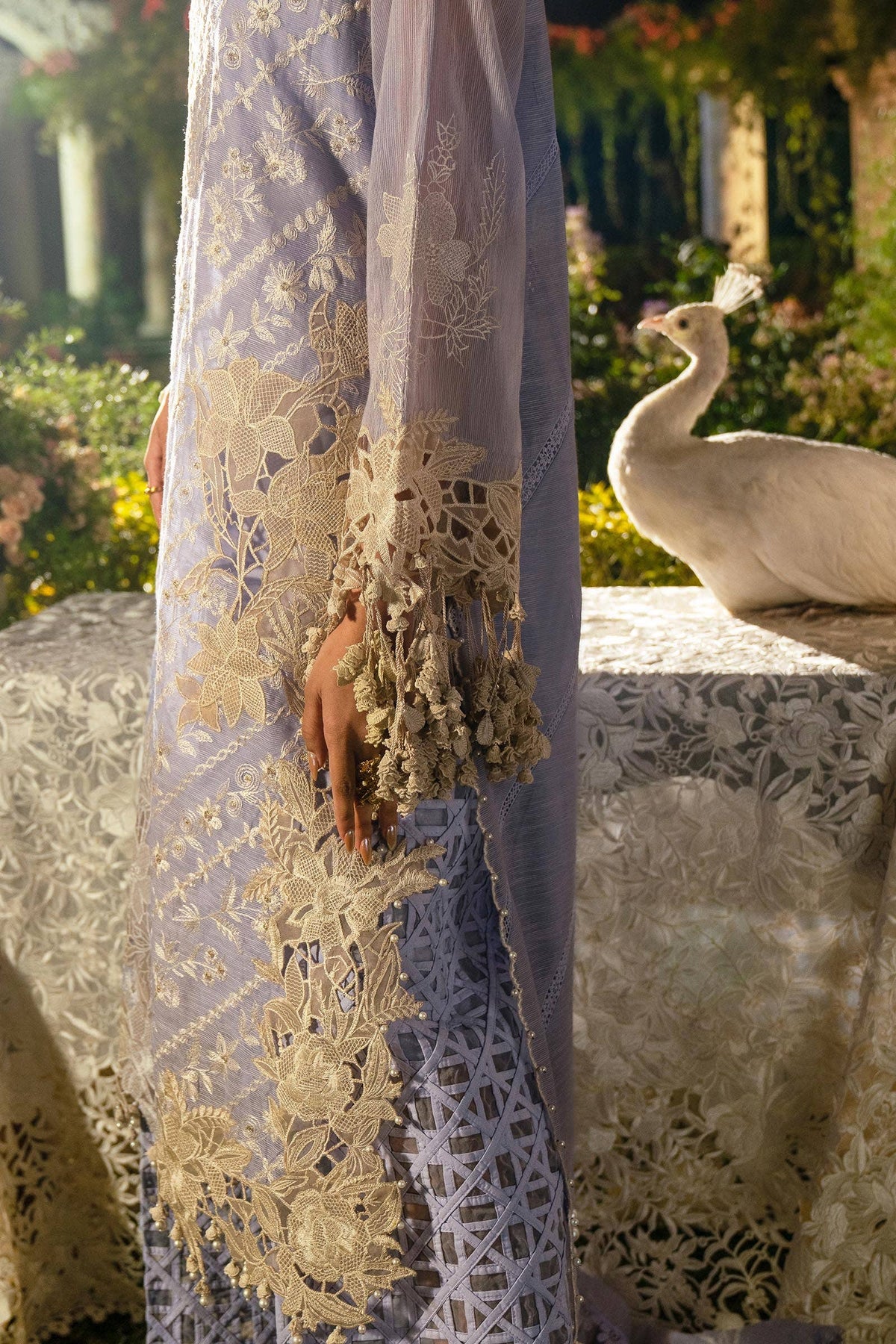 Sana Safinaz | Luxury Collection 24 | L241-010B-3CV by Sana Safinaz - Designer Dress - Type: Ladies Clothes - Available at Libayah - 100% Original