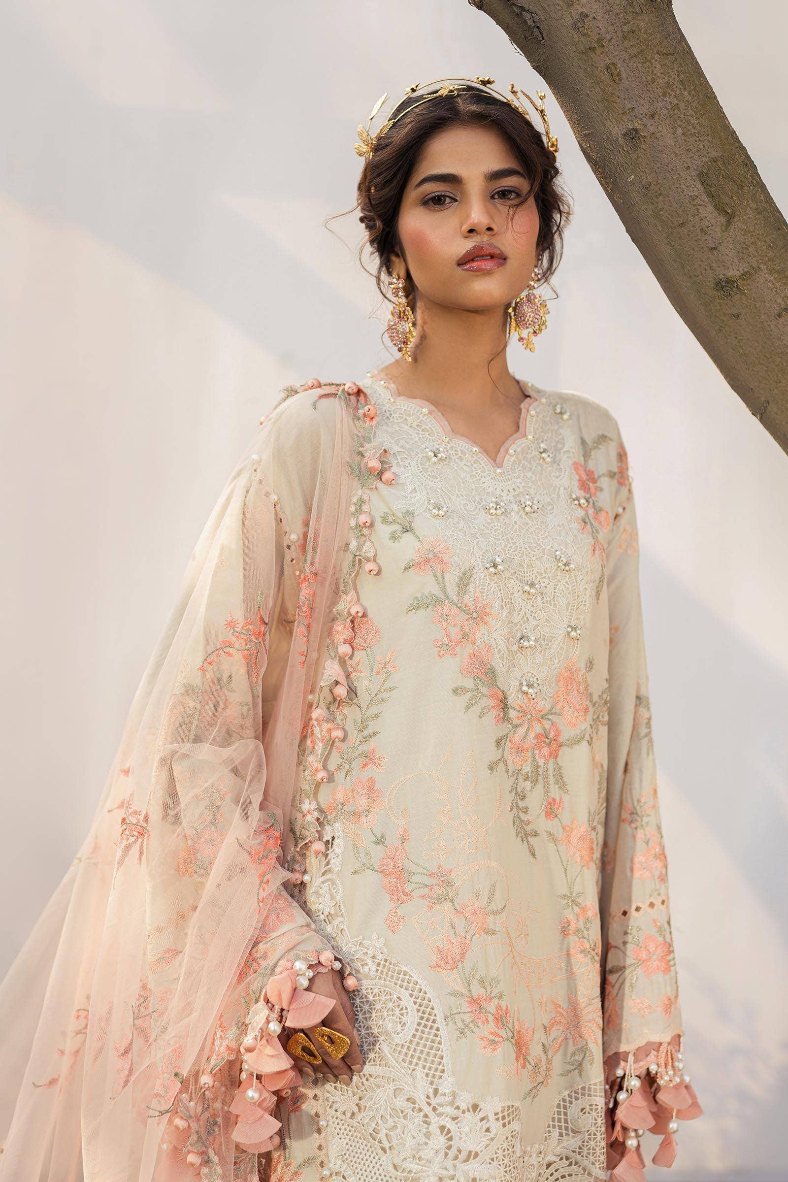Sana Safinaz | Luxury Collection 24 | L241-003B-3CT by Sana Safinaz - Designer Dress - Type: Ladies Clothes - Available at Libayah - 100% Original