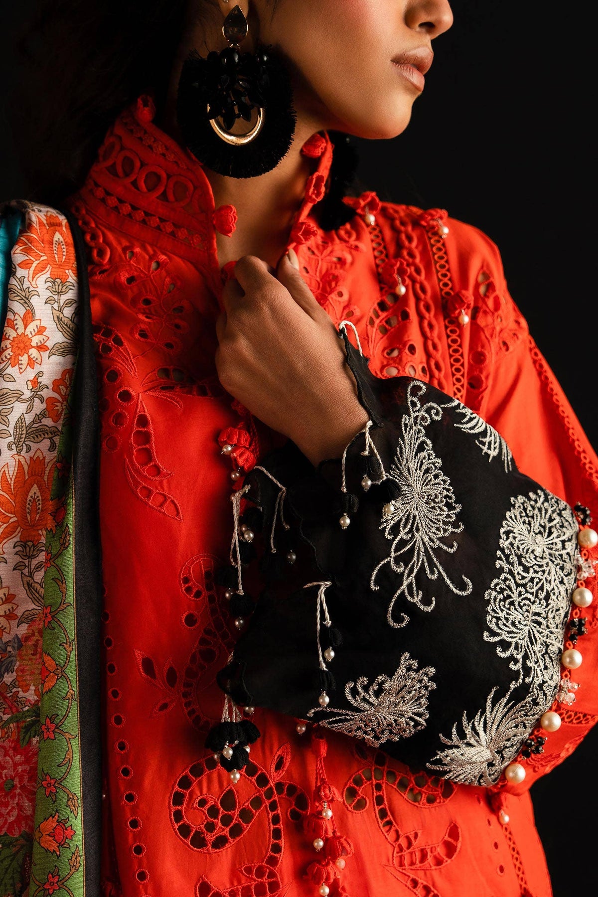 Sana Safinaz | Luxury Collection 24 | L241-001A-3CL by Sana Safinaz - Designer Dress - Type: Ladies Clothes - Available at Libayah - 100% Original