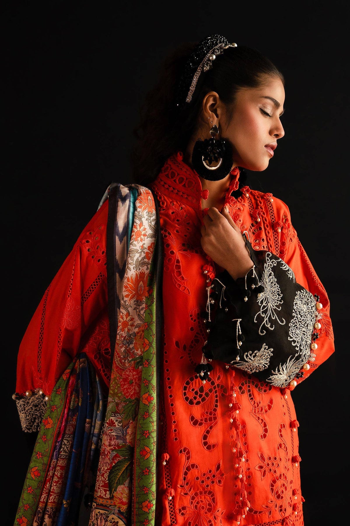 Sana Safinaz | Luxury Collection 24 | L241-001A-3CL by Sana Safinaz - Designer Dress - Type: Ladies Clothes - Available at Libayah - 100% Original