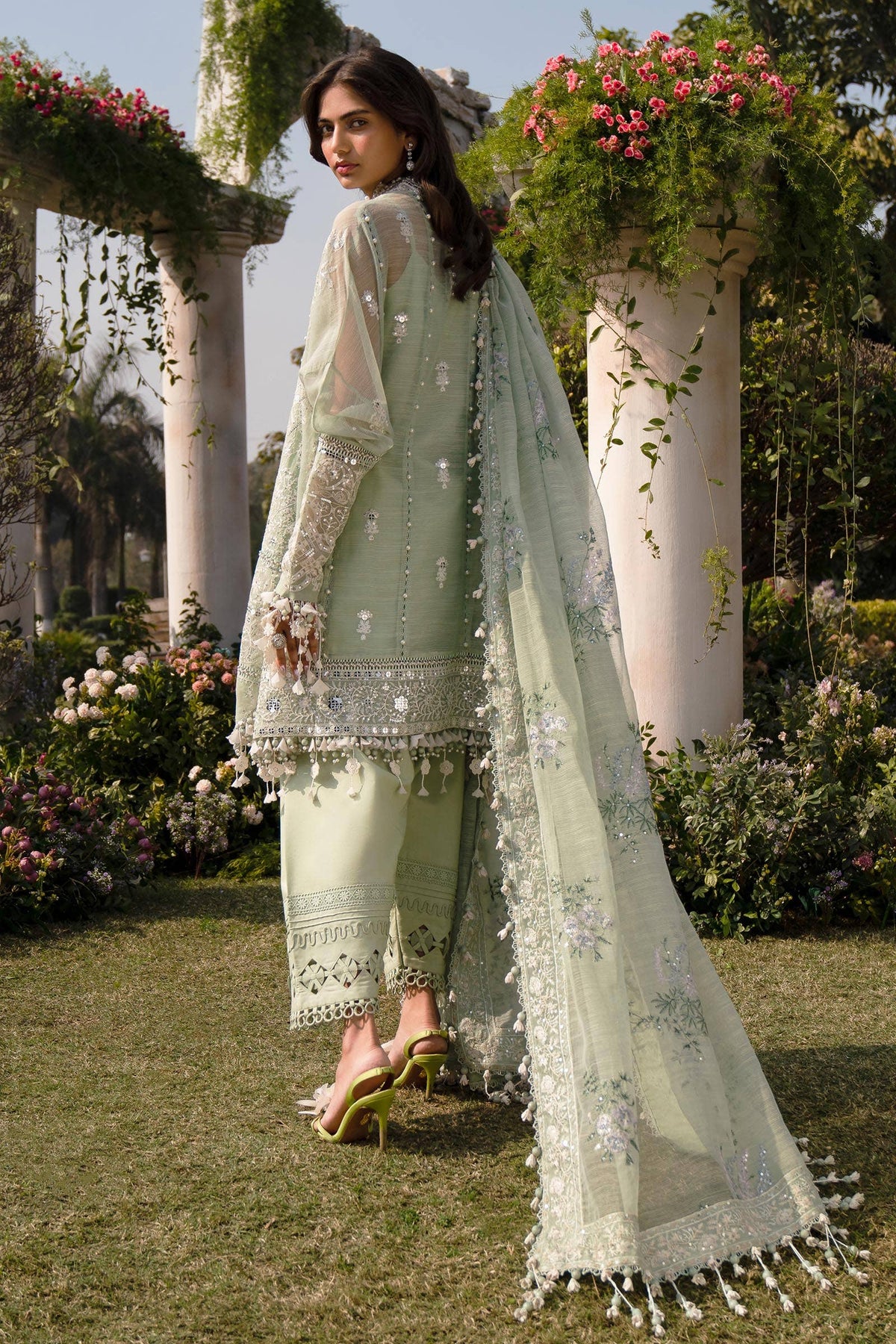 Sana Safinaz | Luxury Collection 24 | L241-006B-3CV by Sana Safinaz - Designer Dress - Type: Ladies Clothes - Available at Libayah - 100% Original