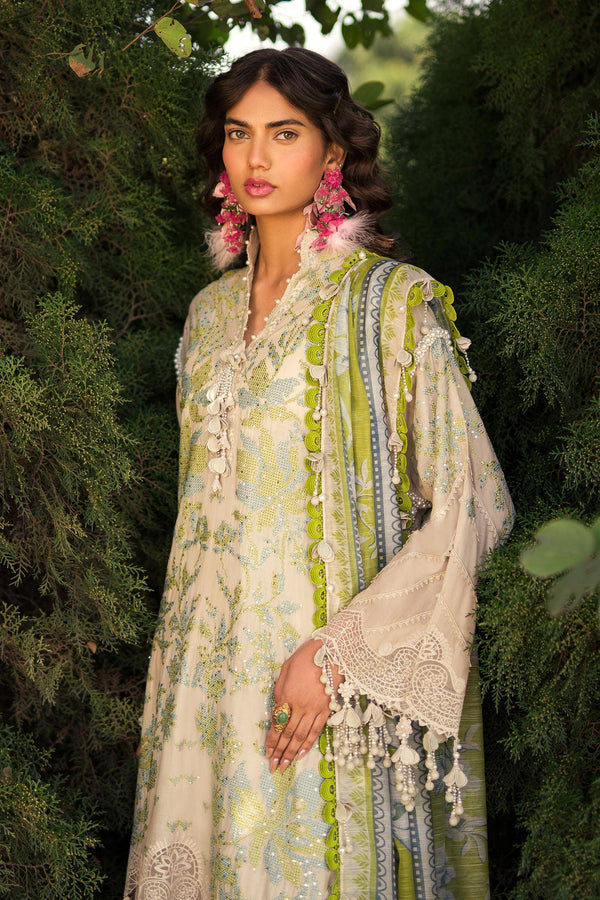Sana Safinaz | Luxury Collection 24 | L241-008A-3CV by Sana Safinaz - Designer Dress - Type: Ladies Clothes - Available at Libayah - 100% Original