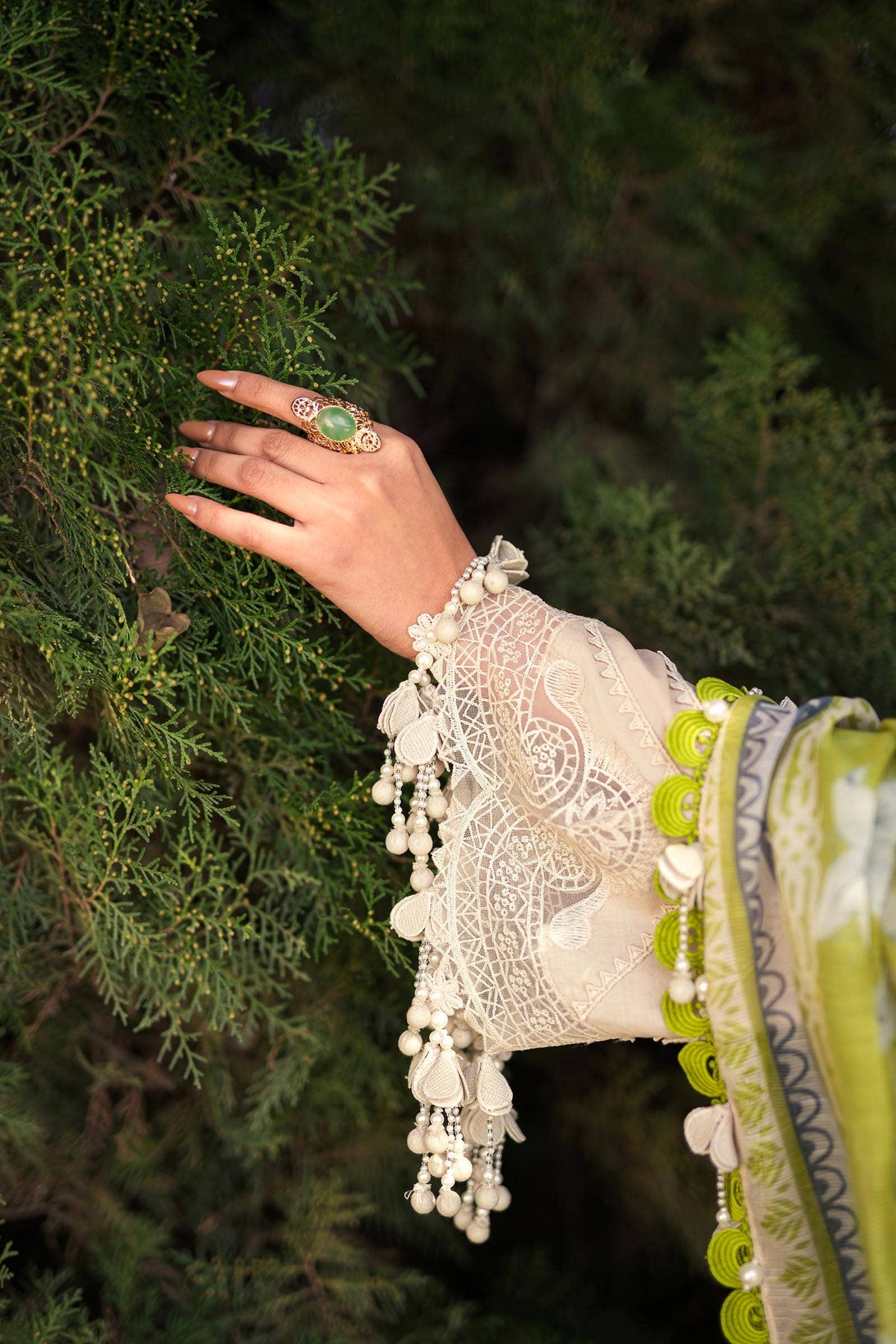 Sana Safinaz | Luxury Collection 24 | L241-008A-3CV by Sana Safinaz - Designer Dress - Type: Ladies Clothes - Available at Libayah - 100% Original