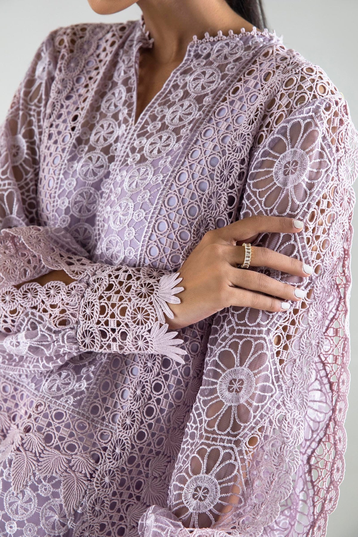 Sana Safinaz | Luxury Pret |  SS24FOR227P2T by Sana Safinaz - Designer Dress - Type: Ladies Clothes - Available at Libayah - 100% Original