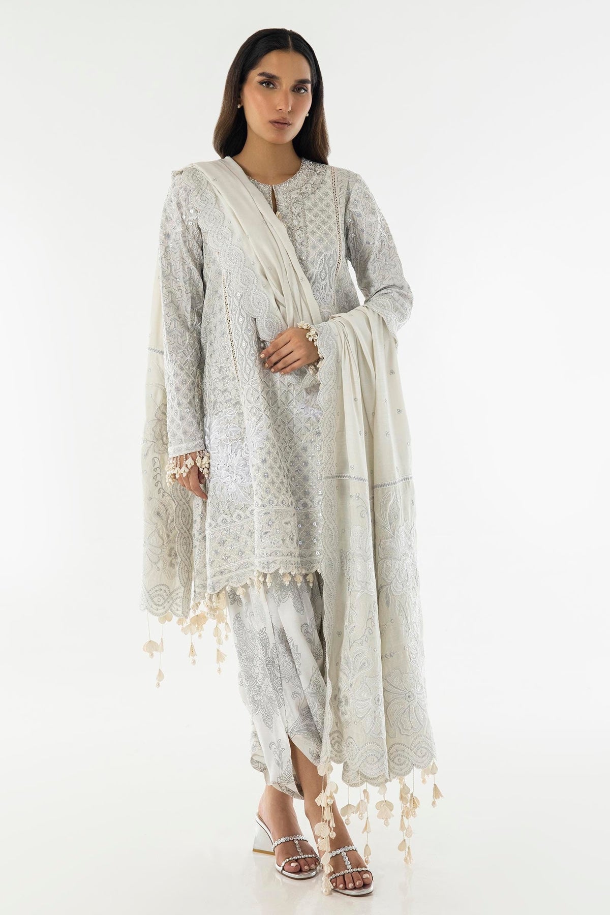 Sana Safinaz | Luxury Pret |  SS24FOR246P3 by Sana Safinaz - Designer Dress - Type: Ladies Clothes - Available at Libayah - 100% Original