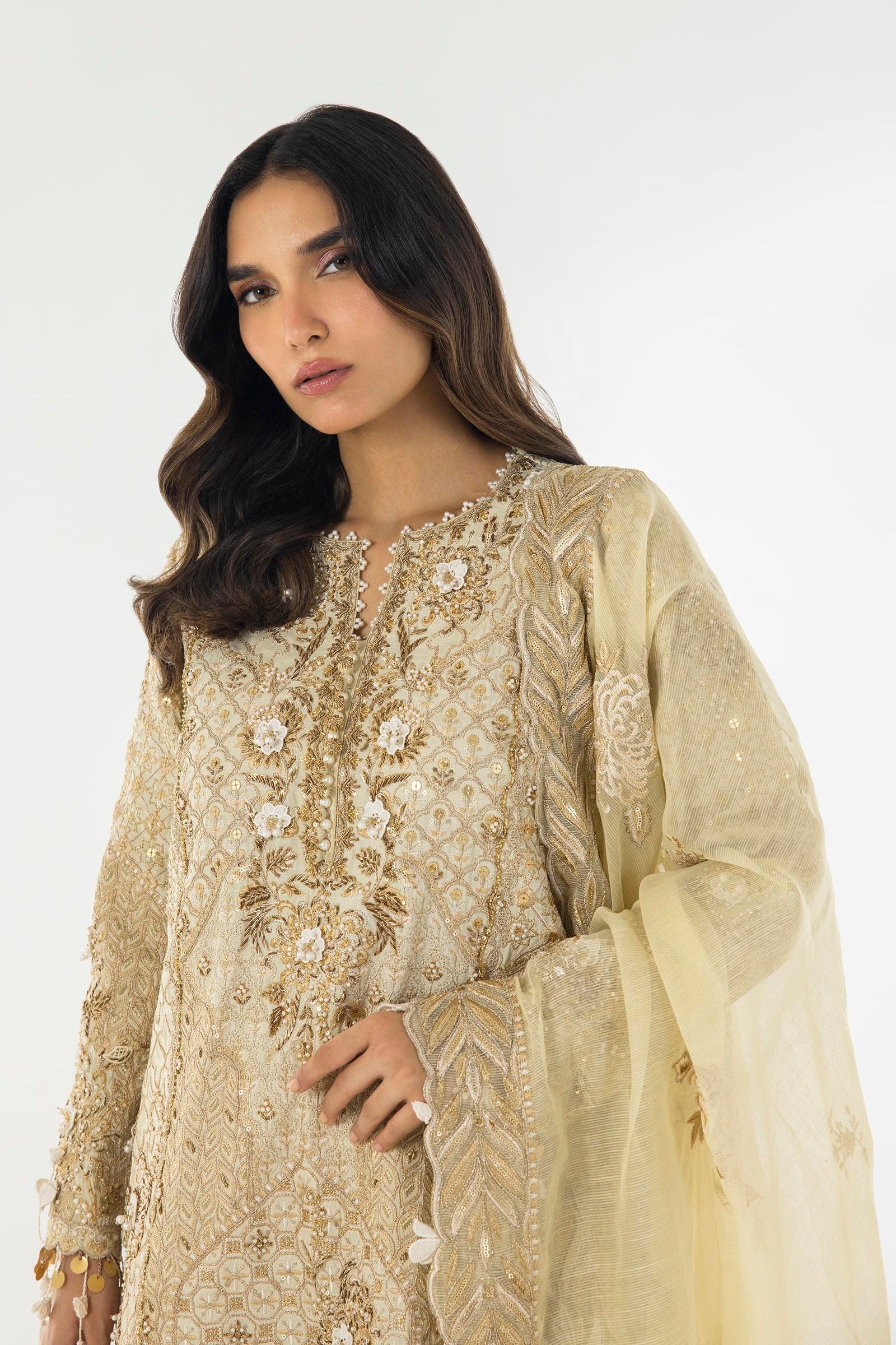 Sana Safinaz | Luxury Pret |  SS24FOR251P3 by Sana Safinaz - Designer Dress - Type: Ladies Clothes - Available at Libayah - 100% Original