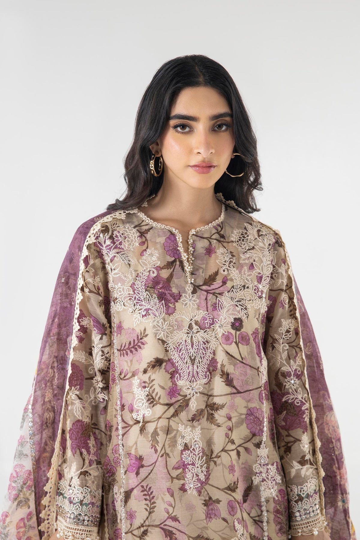 Sana Safinaz | Luxury Pret |  SS24FOR233P3 by Sana Safinaz - Designer Dress - Type: Ladies Clothes - Available at Libayah - 100% Original