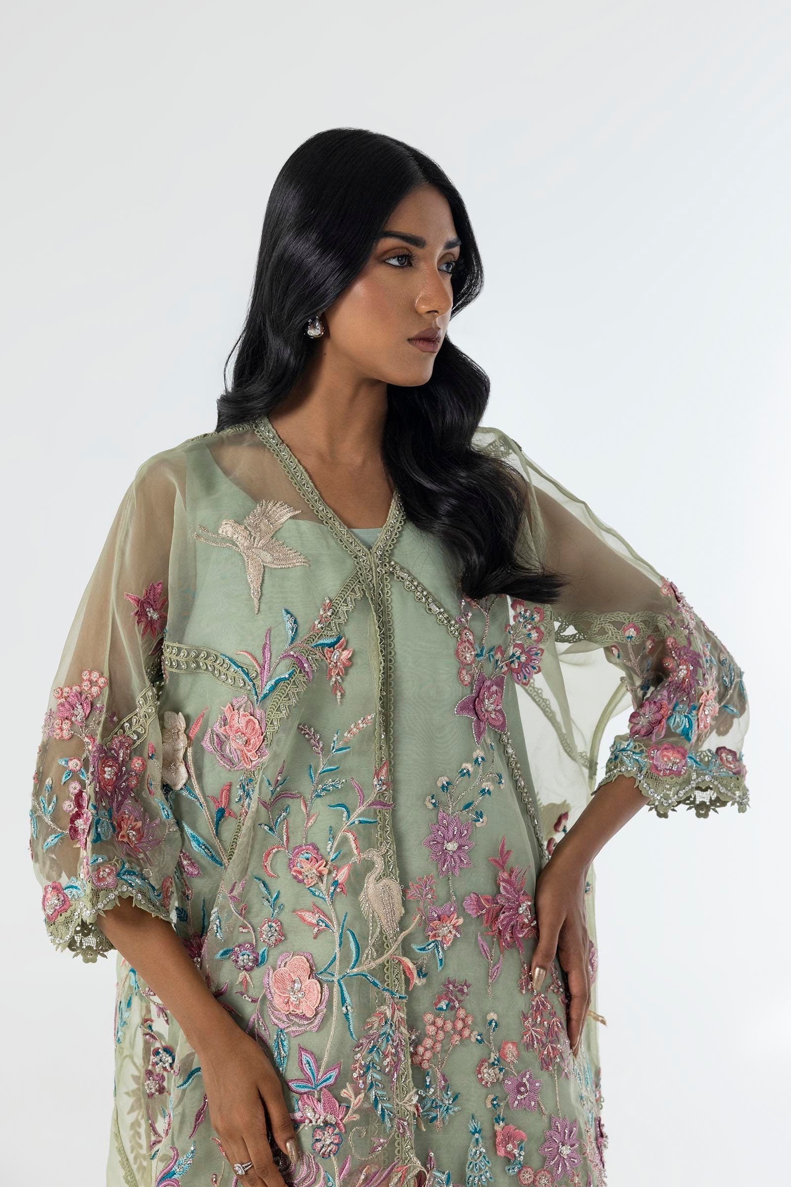 Sana Safinaz | Luxury Pret |  SS24FOR271P2T by Sana Safinaz - Designer Dress - Type: Ladies Clothes - Available at Libayah - 100% Original