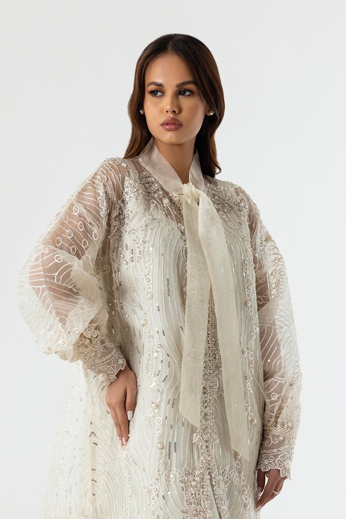 Sana Safinaz | Luxury Pret |  SS24FOR273P2T by Sana Safinaz - Designer Dress - Type: Ladies Clothes - Available at Libayah - 100% Original