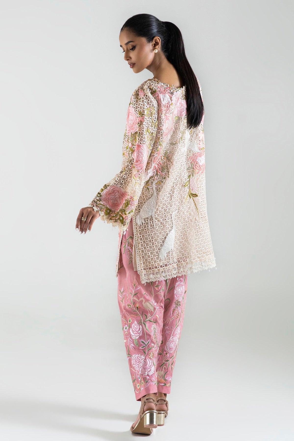 Sana Safinaz | Luxury Pret | SS24FOR223P2T by Sana Safinaz - Designer Dress - Type: Ladies Clothes - Available at Libayah - 100% Original