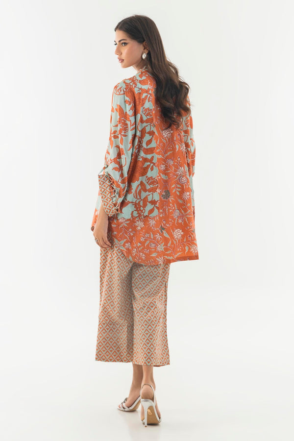 Sana Safinaz | Luxury Pret |  SS24FOR228P2T by Sana Safinaz - Designer Dress - Type: Ladies Clothes - Available at Libayah - 100% Original