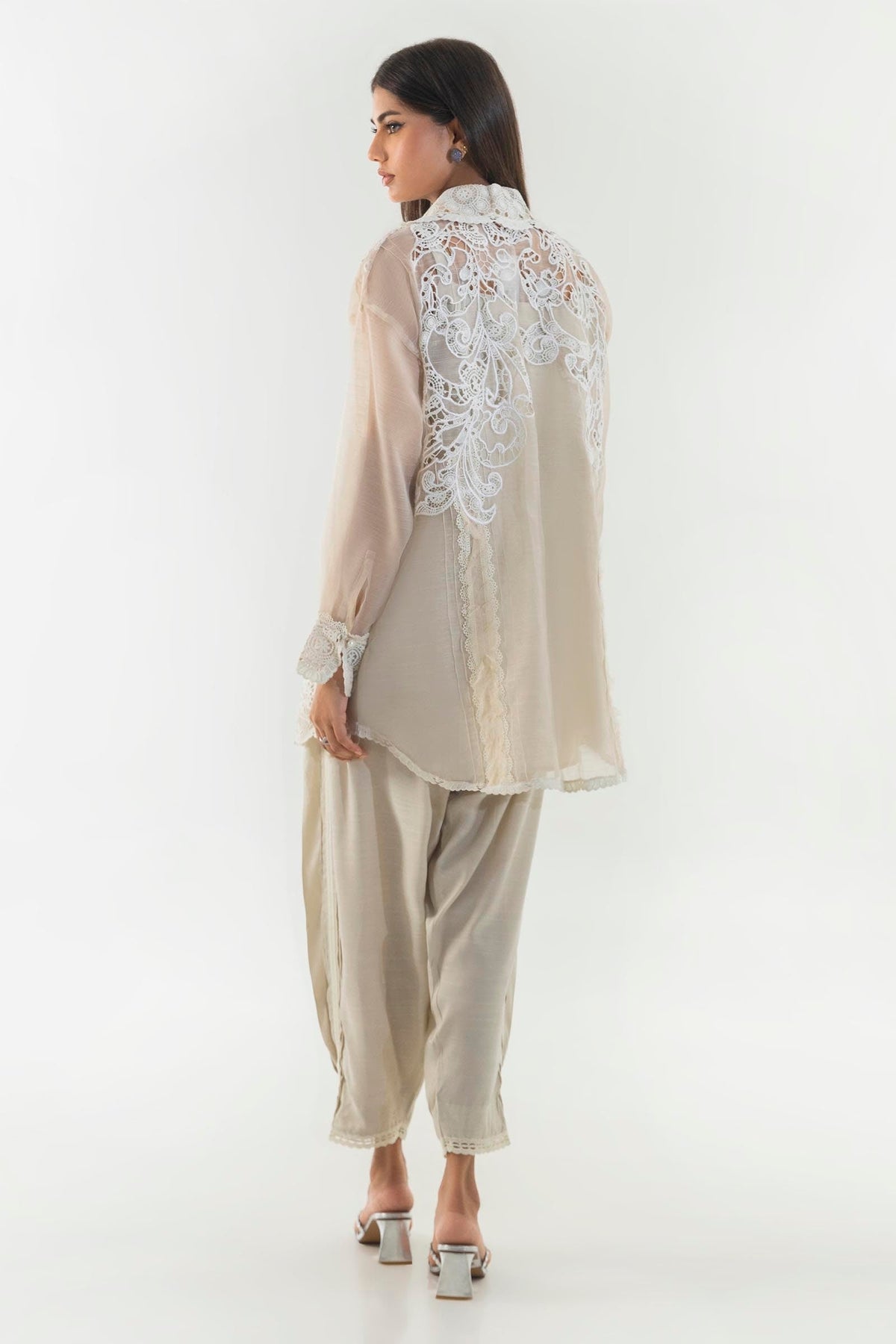 Sana Safinaz | Luxury Pret |  SS24FOR242P2T by Sana Safinaz - Designer Dress - Type: Ladies Clothes - Available at Libayah - 100% Original